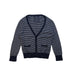 A Navy Cardigans from Scotch Shrunk in size 6T for boy. (Front View)