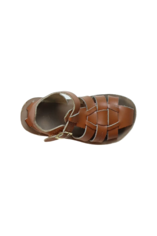 A Brown Sandals from Sun-San in size 3T for neutral. (Front View)
