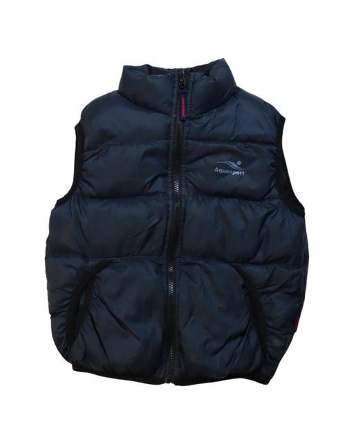 A Navy Outerwear Vests from Aquasport in size 7Y for neutral. (Front View)
