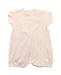 A White Short Sleeve Rompers from Petit Bateau in size 0-3M for girl. (Back View)