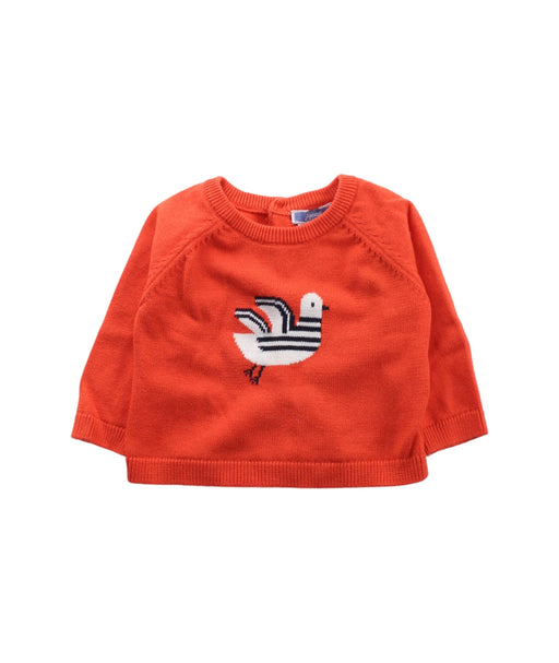 A Orange Knit Sweaters from Jacadi in size 0-3M for neutral. (Front View)
