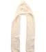 A White Winter Hats from Jacadi in size O/S for girl. (Front View)