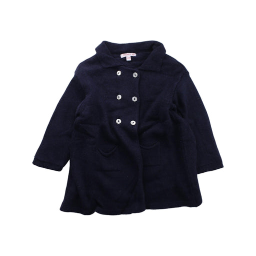 A Blue Coats from Confiture in size 12-18M for girl. (Front View)