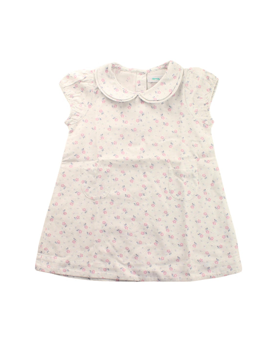 A White Dress Sets from The Little White Company in size 6-12M for girl. (Front View)