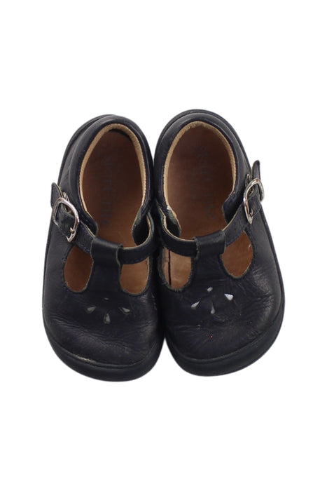 A Black Flats from Start-Rite in size 12-18M for girl. (Back View)