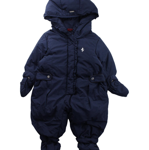 A Blue Snowsuits from Ferrari in size 6-12M for boy. (Front View)
