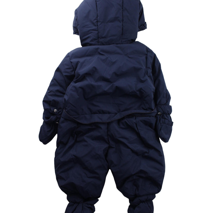 A Blue Snowsuits from Ferrari in size 6-12M for boy. (Back View)