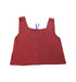 A Red Sleeveless Tops from Seraphine in size XL for maternity. (Back View)
