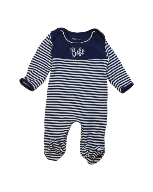 A Navy Onesies from Jojo Maman Bébé in size 3-6M for neutral. (Front View)
