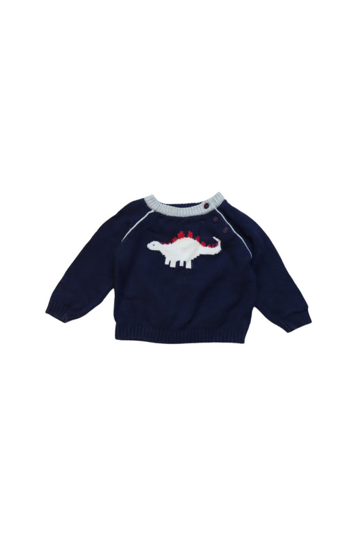 A Multicolour Knit Sweaters from The Little White Company in size 3-6M for boy. (Front View)