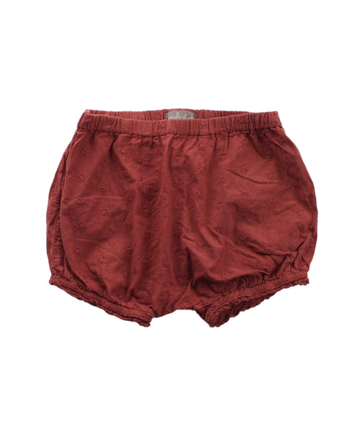 A Red Bloomers from Emile et Ida in size 12-18M for girl. (Front View)