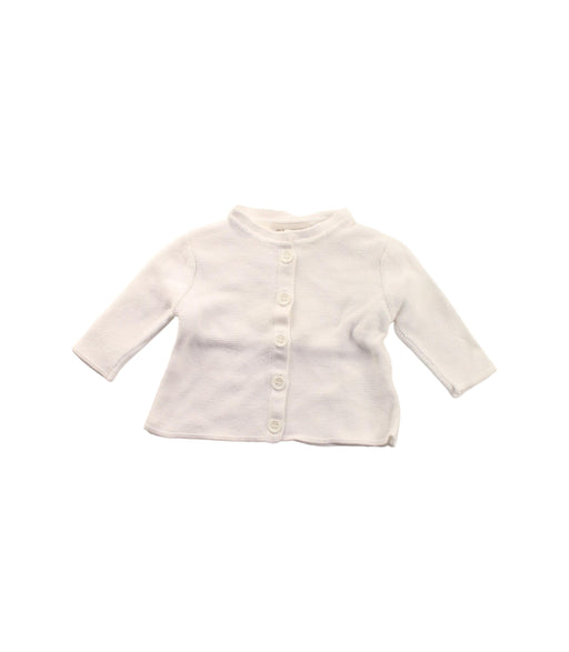 A White Cardigans from Marquise in size Newborn for girl. (Front View)