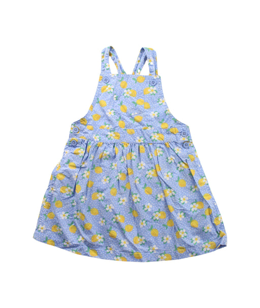 A Blue Overall Dresses from Jojo Maman Bébé in size 2T for girl. (Front View)