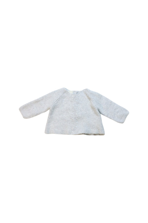 A Grey Knit Sweaters from Nanos in size 3-6M for neutral. (Front View)