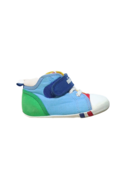 A Multicolour Sneakers from Miki House in size 18-24M for boy. (Front View)