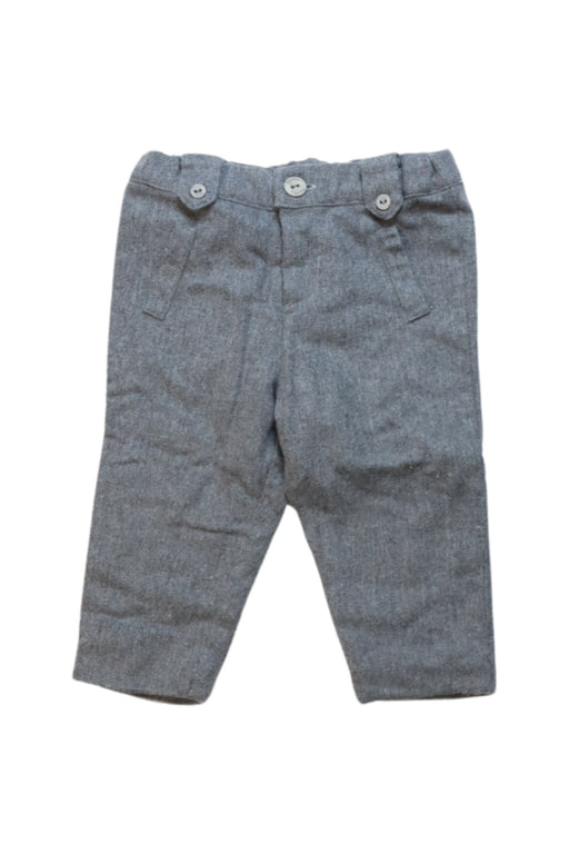 A Grey Shorts from Patachou in size 6-12M for boy. (Front View)