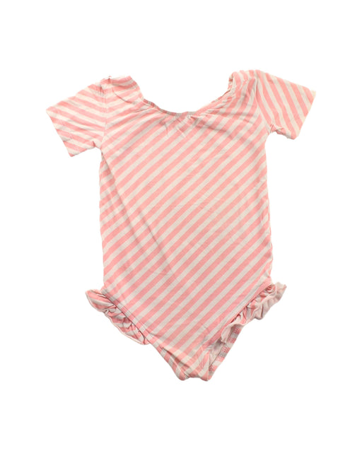 A Pink Swimsuits from Seed in size 2T for girl. (Front View)