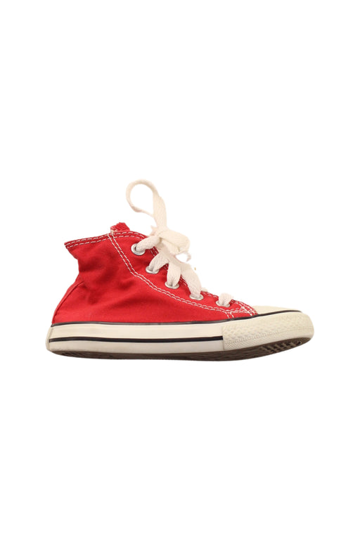 A Red Sneakers from Converse in size 18-24M for boy. (Front View)