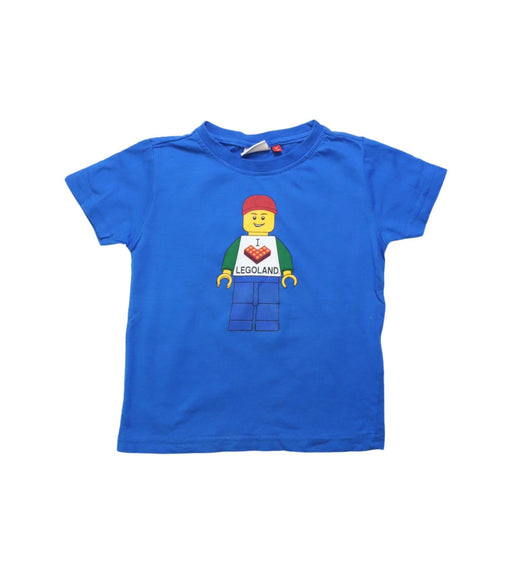 A Blue Short Sleeve T Shirts from Lego Wear in size 4T for boy. (Front View)