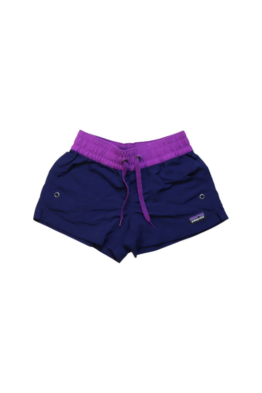 A Purple Shorts from Patagonia in size 5T for girl. (Front View)