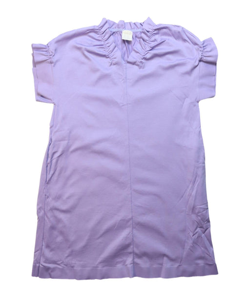 A Purple Short Sleeve Dresses from COS in size 4T for girl. (Front View)