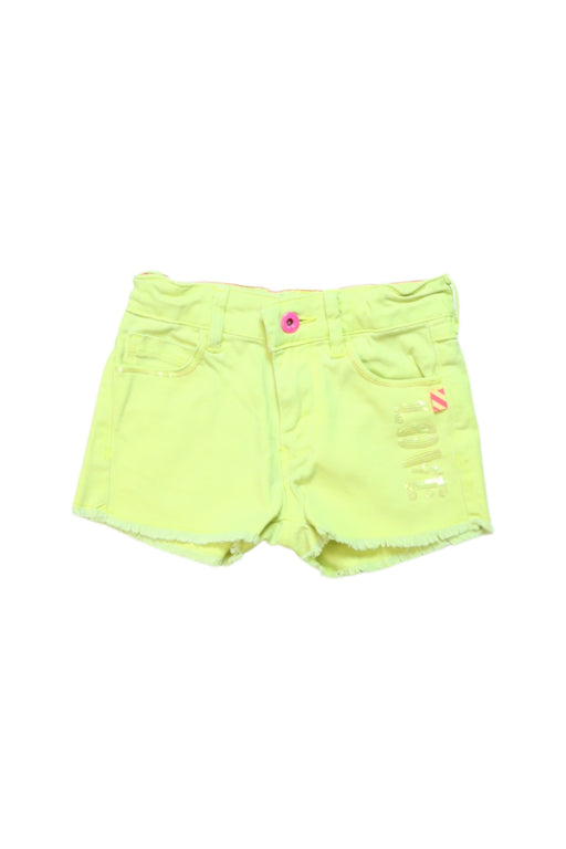 A Green Shorts from Billieblush in size 4T for girl. (Front View)