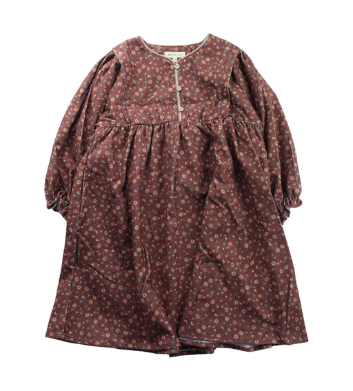 A Brown Long Sleeve Dresses from BEAMS in size 4T for girl. (Front View)