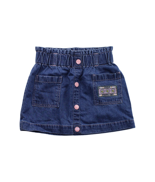 A Blue Short Skirts from Guess in size 4T for girl. (Front View)