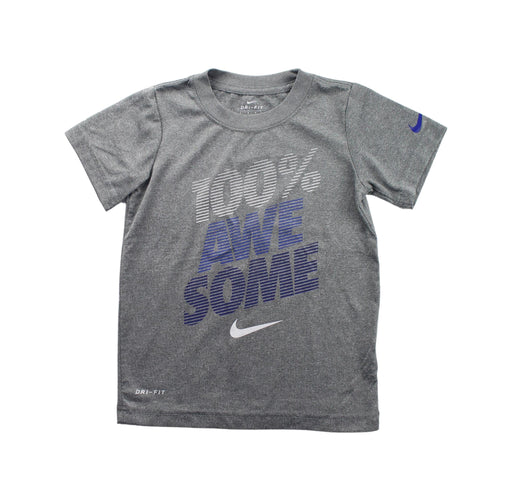 A Grey Short Sleeve T Shirts from Nike in size 4T for boy. (Front View)