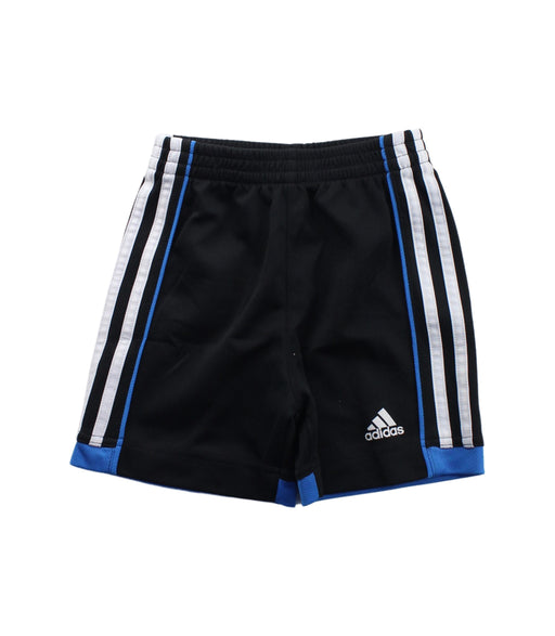 A Black Shorts from Adidas in size 4T for boy. (Front View)