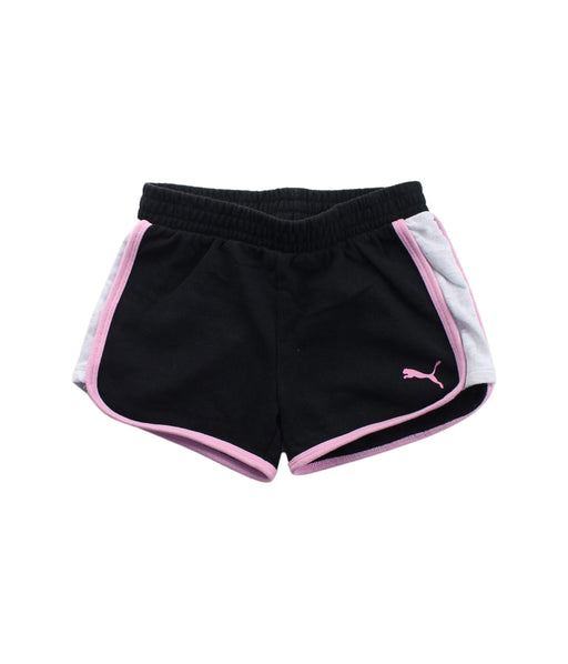 A Black Shorts from Puma in size 7Y for girl. (Front View)
