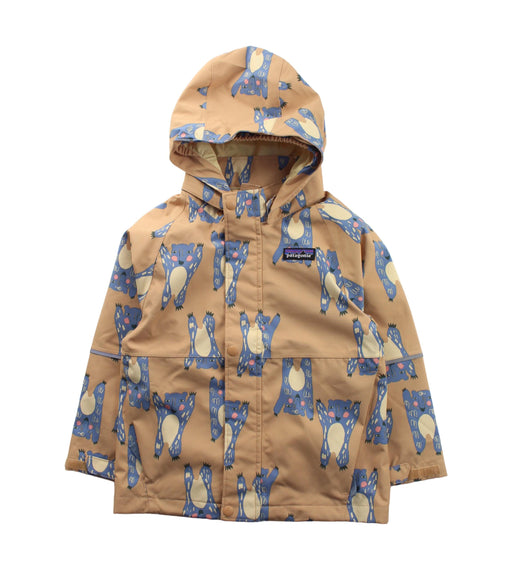 A Beige Lightweight Jackets from Patagonia in size 4T for neutral. (Front View)