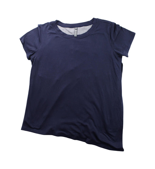 A Blue Short Sleeve T Shirts from 010 Maternity in size L for maternity. (Front View)