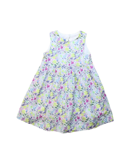 A Multicolour Sleeveless Dresses from Jacadi in size 18-24M for girl. (Front View)