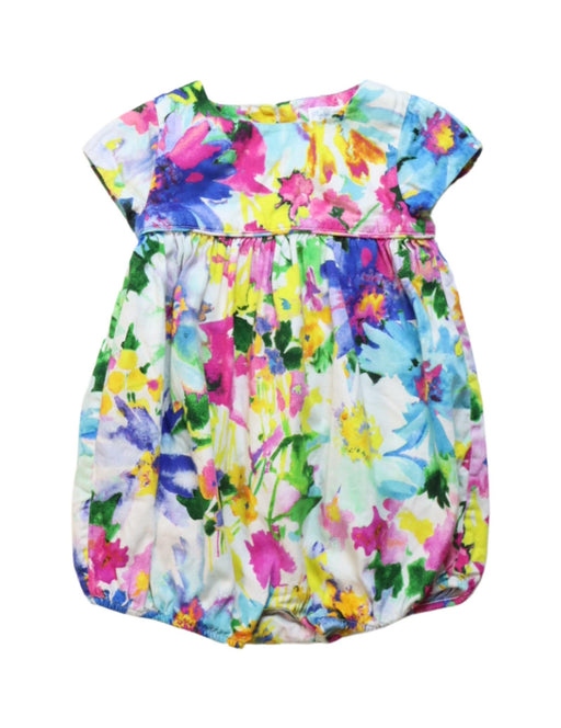 A Multicolour Short Sleeve Rompers from Ralph Lauren in size 3-6M for girl. (Front View)