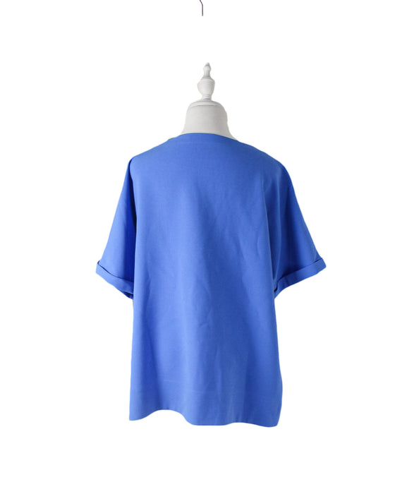 Blue Hatch Maternity Short Sleeve Top M/L (size 2) at Retykle