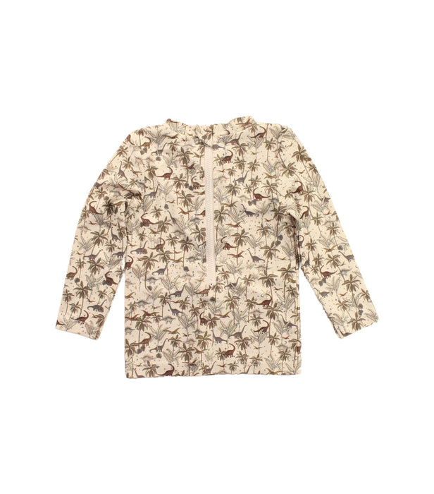 A Beige Rash Guards from Konges Sløjd in size 6-12M for boy. (Back View)
