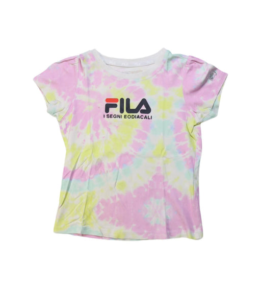 A Multicolour Short Sleeve T Shirts from Fila in size 5T for girl. (Front View)