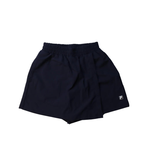 A Black Skorts from Fila in size 7Y for girl. (Front View)