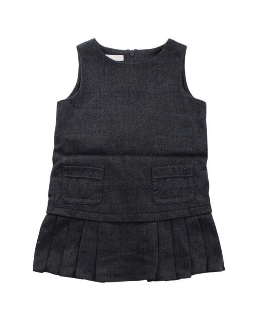 A Grey Sleeveless Dresses from Gucci in size 12-18M for girl. (Front View)