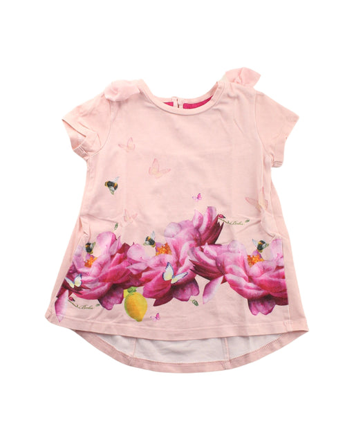 A Pink Short Sleeve Dresses from Baker by Ted Baker in size 18-24M for girl. (Front View)