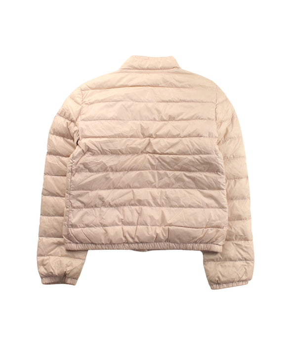 A Beige Puffer/Quilted Jackets from Moncler in size 8Y for boy. (Back View)