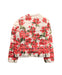 A Red Puffer/Quilted Jackets from Moncler in size 5T for girl. (Back View)