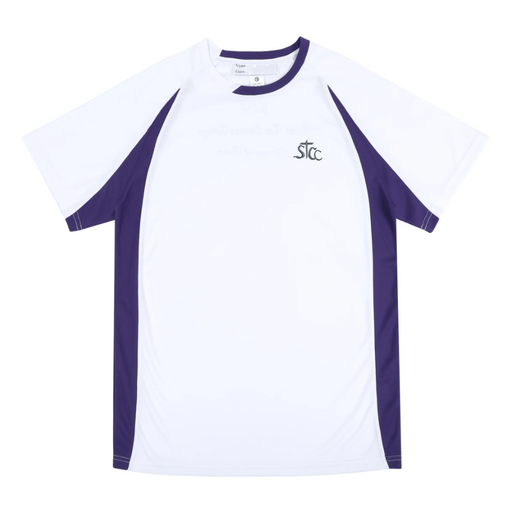 A White Short Sleeve T Shirts from ECF Saint Too Canaan College in size 10Y for neutral. (Front View)