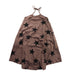 A Black Sleeveless Dresses from Nununu in size 6T for girl. (Back View)
