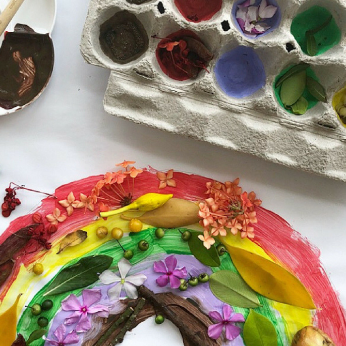 Craft: Nature Play! Find Art Supplies in Nature for Eco-raft.