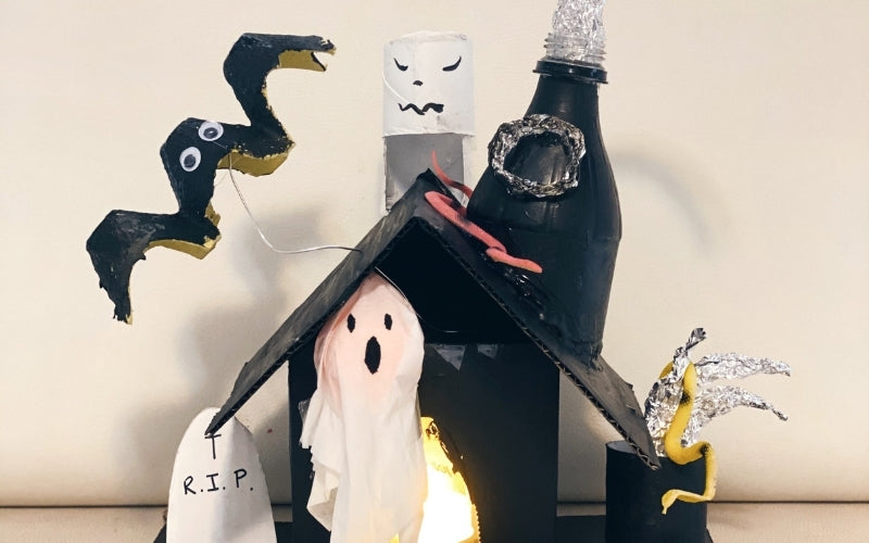 How to: Upcycled Halloween House