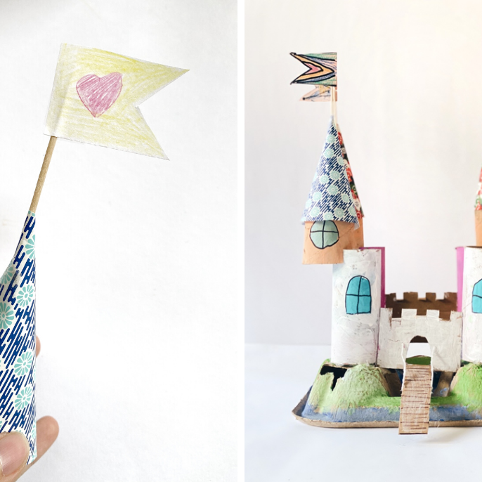 How to: Upcycled Castle Craft