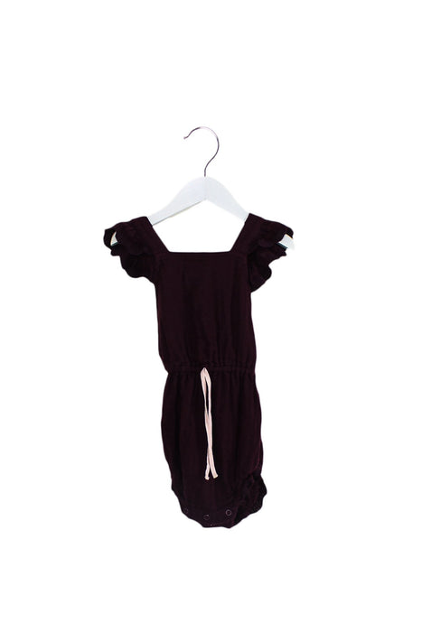 A Purple Rompers from Jamie Kay in size 3T for girl. (Front View)