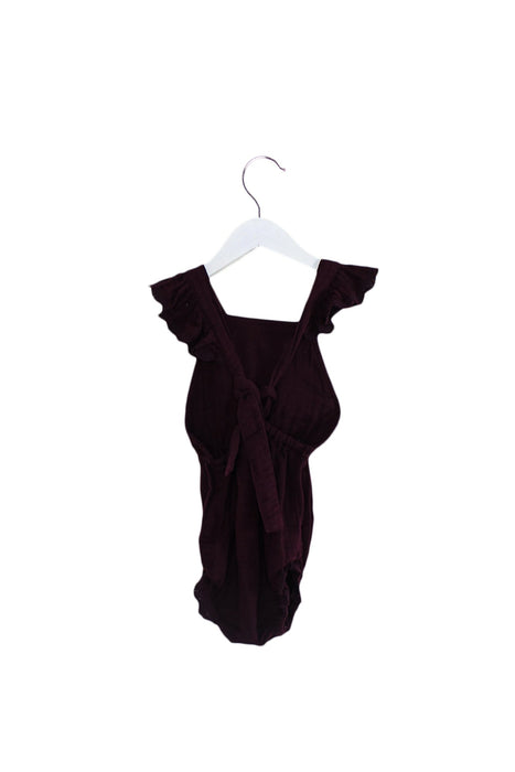 A Purple Rompers from Jamie Kay in size 3T for girl. (Back View)
